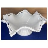Westmoreland Ring and Petal Compote 10"