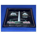 9x7 Glass Washington DC Ashtray
