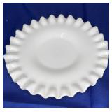 Fenton Milk Glass Underplate 6"