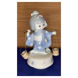 Geisha Musical Figurine 8"
