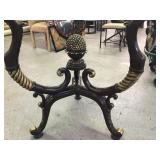 Lebarge Brass base glass table