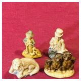 Lot Of 4 Red Rose Tea Figurines Lot Of 4 Red Rose Tea Figurines