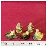Lot Of 5 Red Rose Tea Figurines Lot Of 5 Red Rose Tea Figurines