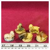 Lot Of 5 Red Rose Tea Figurines Lot Of 5 Red Rose Tea Figurines