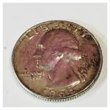1964 United States Quarter-Dollar Coin 1964 United States Quarter-Dollar Coin