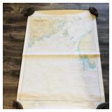 March. 1980 Bay Of Fundy Nautical Chart March. 1980 Bay Of Fundy Nautical Chart