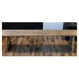 Military BT4 Wood & Steel Bench (72' x 18') Military BT4 Wood & Steel Bench (72' x 18')