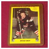 1989-90 Brad May OHL Hockey Card 1989-90 Brad May OHL Hockey Card