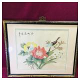 Framed Cloth Art Picture (Vintage) (17' x 21') Framed Cloth Art Picture (Vintage) (17' x 21')