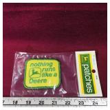 John Deere 'Nothing Runs Like A Deere' Patch John Deere 'Nothing Runs Like A Deere' Patch