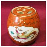Vintage Porcelain Covered Container (3' Tall) Vintage Porcelain Covered Container (3' Tall)