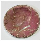 1964 United States Half-Dollar Coin 1964 United States Half-Dollar Coin