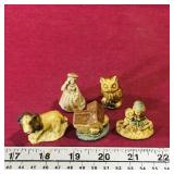 Lot Of 5 Red Rose Tea Figurines Lot Of 5 Red Rose Tea Figurines