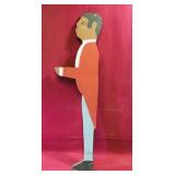Painted Wooden Lawn Decoration (32 1/2' Tall) Painted Wooden Lawn Decoration (32 1/2' Tall)