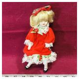 Vintage Porcelain Doll (7 1/2' Tall) Vintage Porcelain Doll (7 1/2' Tall)