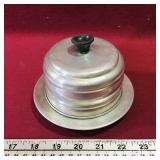 Metal & Glass Covered Dish (Vintage) Metal & Glass Covered Dish (Vintage)
