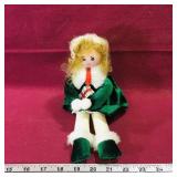 Vintage Handmade Holiday Doll Vintage Handmade Holiday Doll