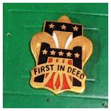 Vintage Military Insignia Pin Vintage Military Insignia Pin