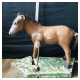 1954 Concrete Horse Lawn Ornament 1954 Concrete Horse Lawn Ornament