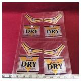 Lot Of Vintage Labatt Dry Beer Bottle Labels Lot Of Vintage Labatt Dry Beer Bottle Labels