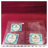 Lot Of 3 Vintage Alpine Beer Bottle Labels Lot Of 3 Vintage Alpine Beer Bottle Labels