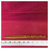 Woodcarved Alligator Letter Opener (Vintage) Woodcarved Alligator Letter Opener (Vintage)