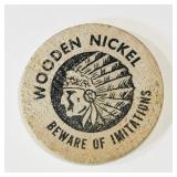 1961 Fredericton NB Wooden Nickel 1961 Fredericton NB Wooden Nickel