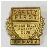Uncle Bill's Safety Club Badge (Vintage) Uncle Bill's Safety Club Badge (Vintage)