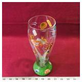 Large Painted Beer Glass (9 1/4' Tall) Large Painted Beer Glass (9 1/4' Tall)