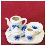 Vintage Ceramic Decorative Miniature Tea Set Vintage Ceramic Decorative Miniature Tea Set