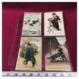 Lot Of 4 Antique Postcards Lot Of 4 Antique Postcards