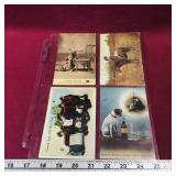 Lot Of 4 Antique Postcards Lot Of 4 Antique Postcards