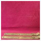 Set Of Antique Door Hinges (22 1/2' Long)
