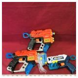 Lot Of 3 X-Shot Toy Foam Dart Guns