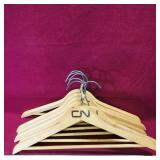 Lot Of 6 CN Rail Coat Hangers (Vintage)