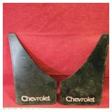 Pair Of Vintage Chevrolet Mudflaps