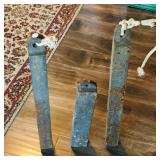 Lot Of 3 Large Antique Window Weights
