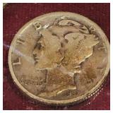 1937 United States Dime Coin