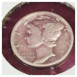 1937 United States Dime Coin