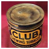Vintage Club Chewing Tobacco Can