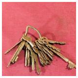 Lot Of Assorted Antique Keys
