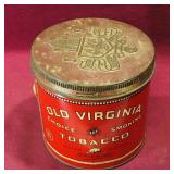 Vintage Old Virginia Tobacco Can
