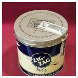 Vintage Zig-Zag Mild Cigarette Tobacco Can