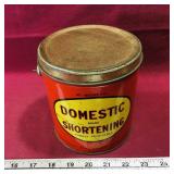 Vintage Canada Packers Shortening Tin Bucket