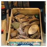 Box Lot Of Antique Sad Irons