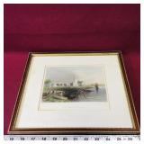 Framed W.H. Bartlett 'Green At Fredericton' Print