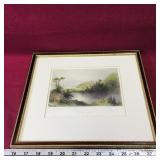 W.H. Bartlett Saint John Lily Lake Art Print