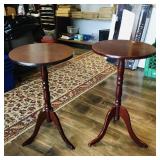 Pair Of Wooden End Tables