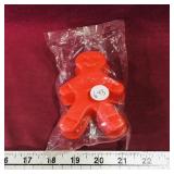 Vintage Plastic Gingerbread Man Cookie Press