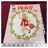 1966 Whitman Heidi Cut-Outs Booklet